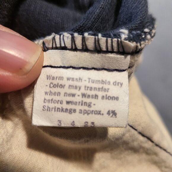 Vintage 70s Levi’s Corduroy Pants Mens 32x31 Navy - Picture 3 of 13